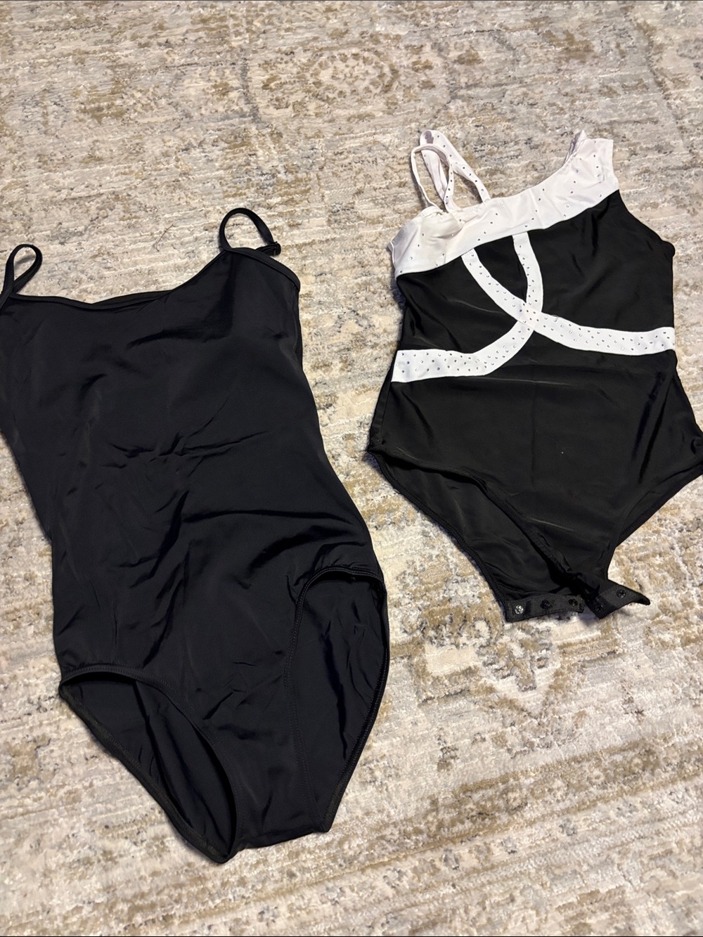 Black & White Kids leotard/ dance set